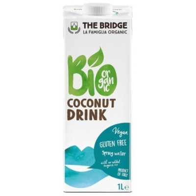 Napój Kokosowy Naturalny, EKO, 1 l, bezglutenowy, The Bridge