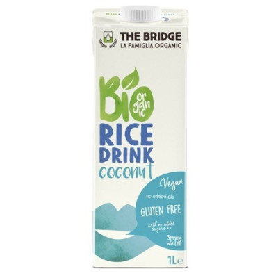 Ekologiczny napój, mleko ryżowo - kokosowe, bez glutenu, 1l, The Bridge