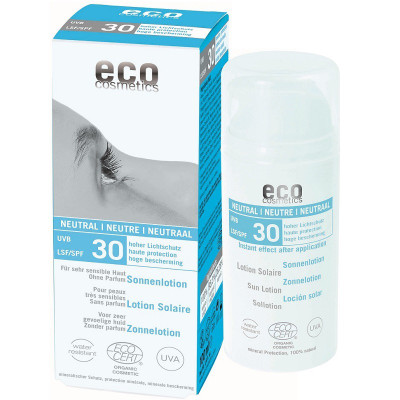 Emulsja na słońce SPF 30 NEUTRAL – bez substancji zapachowych, 100ml, Eco cosmetics