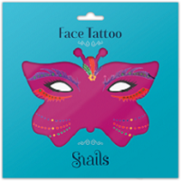 NAKLEJANY Tatuaż na twarz - Brazylia, Brazil, bezpieczne! Snails