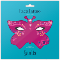 NAKLEJANY Tatuaż na twarz - Queen Of Hearts, bezpieczne! Snails
