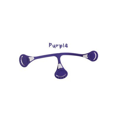 Klamerka do pieluch wielorazowych, kolor fioletowy (purple), szybsza i bezpieczniejsza od agrafki, Snappi