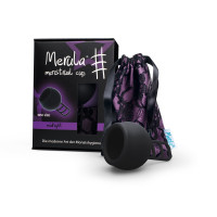 Uniwersalny kubeczek menstruacyjny, One-Size, kolor: czarny, Merula