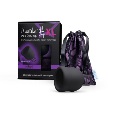 Merula Cup XL Midnight - bardzo POJEMNY kubeczek menstruacyjny