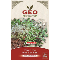 Len - nasiona na kiełki GEO, certyfikowane, 6g, Bavicchi