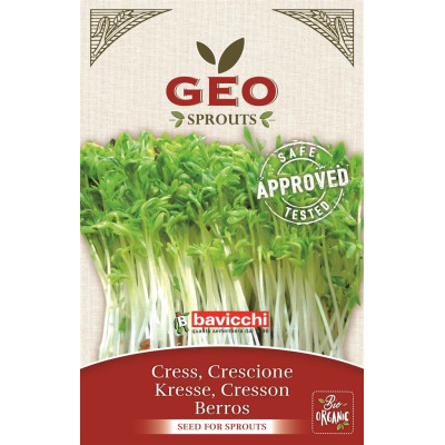 Rzeżucha - nasiona na kiełki GEO, certyfikowane, 35g, Bavicchi (ZXC5003)