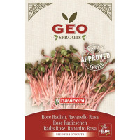 Rzodkiewka różowa - nasiona na kiełki GEO, certyfikowane, 20g, Bavicchi (VRV1403)