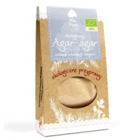 Agar-agar, roślinna substancja żelująca, 20 g, EKO, Dary Natury
