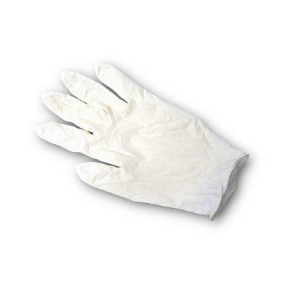 Rękawiczki jednorazowe z naturalnej gumy, rozm.M, biodegradowalne, certyfikowane FAIR RUBBER, FSC, ZERO WASTE, 100szt, FAIR ZONE