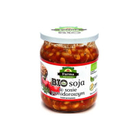 Soja w sosie pomidorowym BIO, 420 g, Farma Świętokrzyska