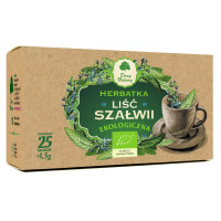 Herbatka Liść Szałwii, ekspresowa, 25 x 1,5 g, Dary Natury