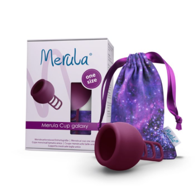 Uniwersalny kubeczek menstruacyjny, One-Size, kolor: fioletowy, Merula