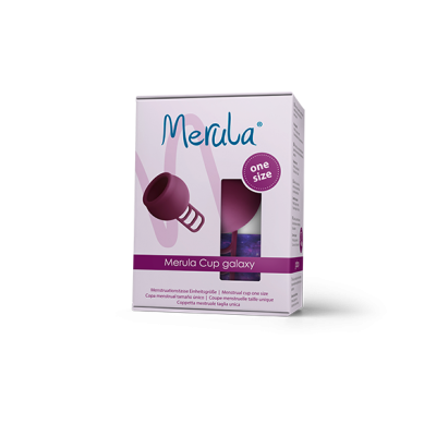 Uniwersalny kubeczek menstruacyjny, One-Size, kolor: fioletowy, Merula