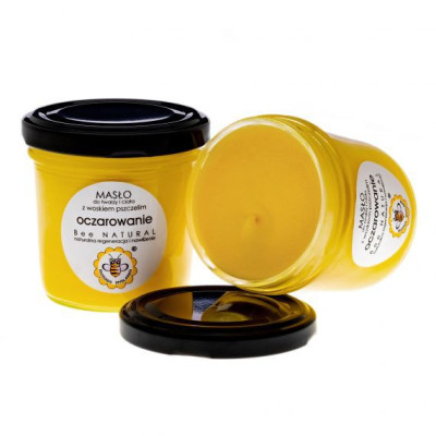 Masło do twarzy i ciała z woskiem pszczelim, Oczarowanie, 135 ml, Miodowa Mydlarnia