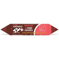 Bezglutenowy baton krówkowy z ziarnami kakao BIO, wegański, 30 g, Super Krówka