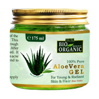 Żel aloesowy Aloe Vera, bio organic, do skóry i włosów, 175 ml, Indus Valley