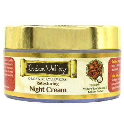Krem ​​na noc z drzewem sandałowym i masłem kokum, 50 ml, Indus Valley