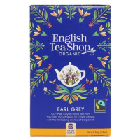 Ekologiczna herbata, Earl Grey z dodatkiem bergamotki, 20 x 2,25g, English Tea Shop