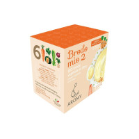 Bulion warzywny BRODO MIO 2, dla dzieci, organiczna, piramidki 8x4,5g, AROMY