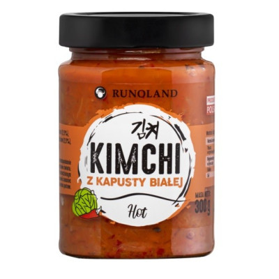 Kimchi z kapusty białej, Hot, 300 g, Runoland