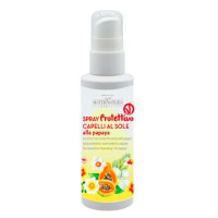 Spray regenerujący do włosów, przed i w czasie ekspozycji na słońce, Mango i papaja, 150 ml, Maternatura