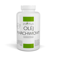 Olej Marchwiowy (macerat), naturalny, idealny do opalania, 500 ml, Esent
