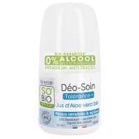 Dezodorant do skóry wrażliwej z aloesem, 50 ml, SO'BiO étic