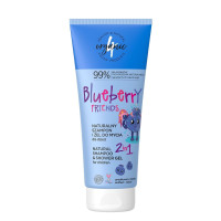 Naturalny szampon i żel do mycia 2w1 dla dzieci, Blueberry Friends, 200ml, 4organic