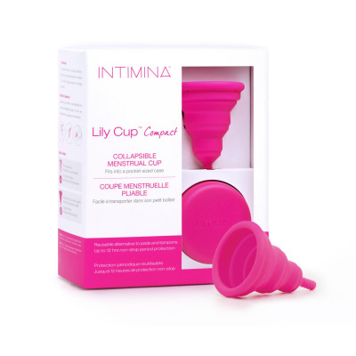 Składany kubeczek menstruacyjny Lily Cup Compact, Rozmiar B, Intimina
