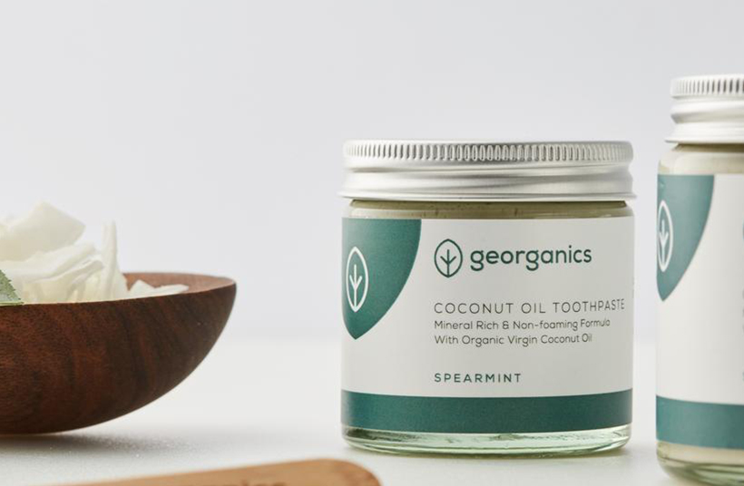Georganics - naturalna pasta do zębów - zielona mięta